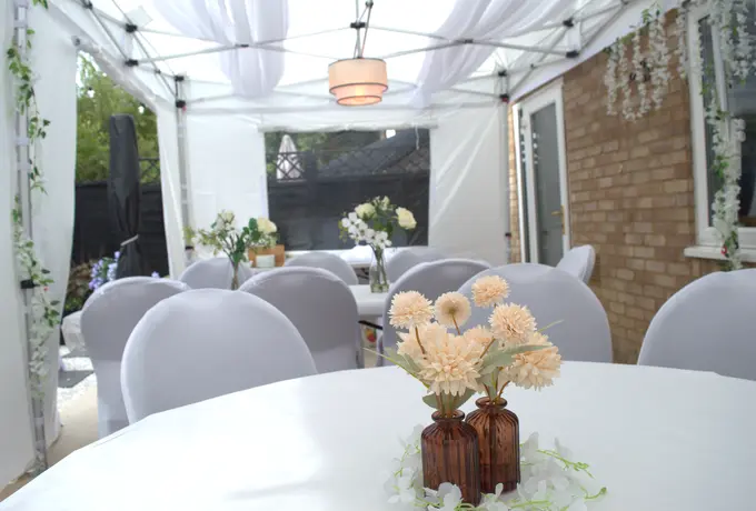 Tables and chairs